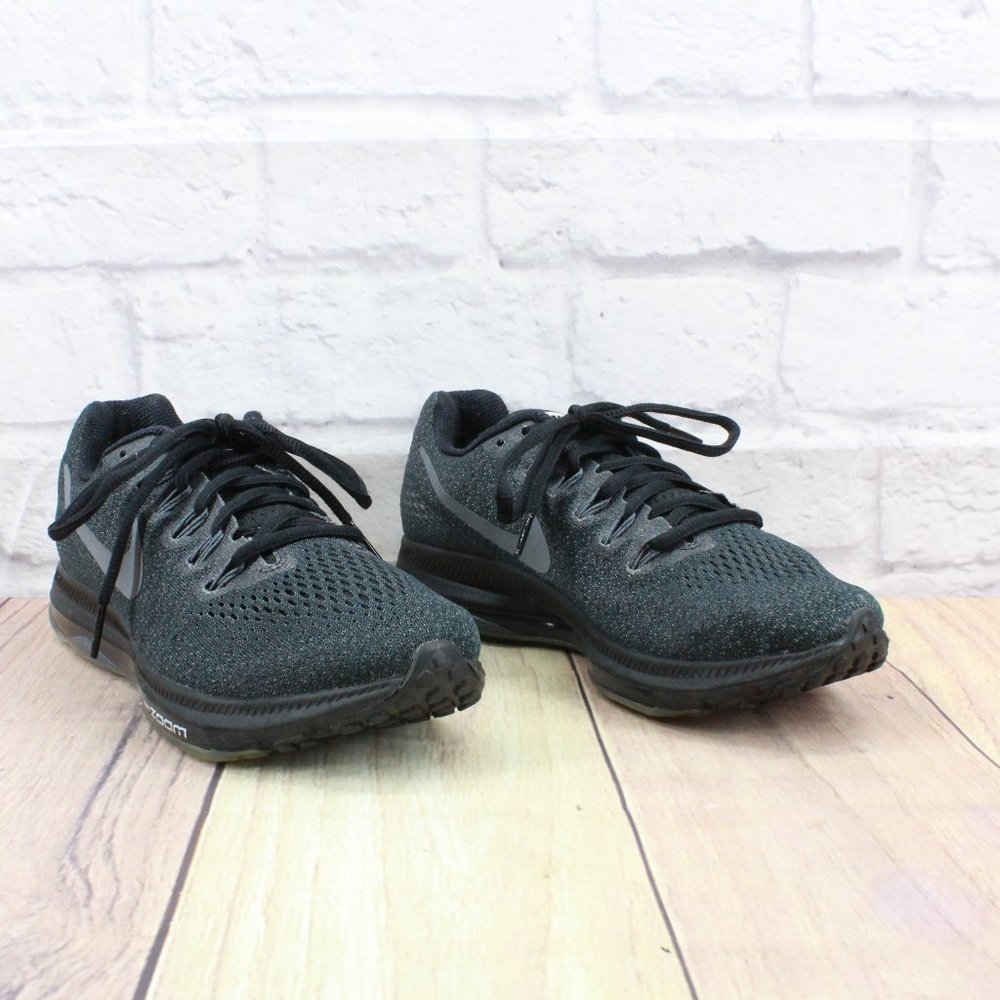 Nike Zoom All Out Black Mesh Lace-up Running Sneaker Shoes Size 7.5 - Picture 3 of 9